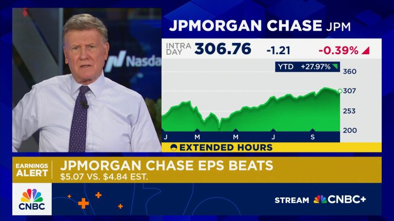 Breaking: JPMorgan Chase tops estimates as trading revenue hits a record of nearly $9 billion