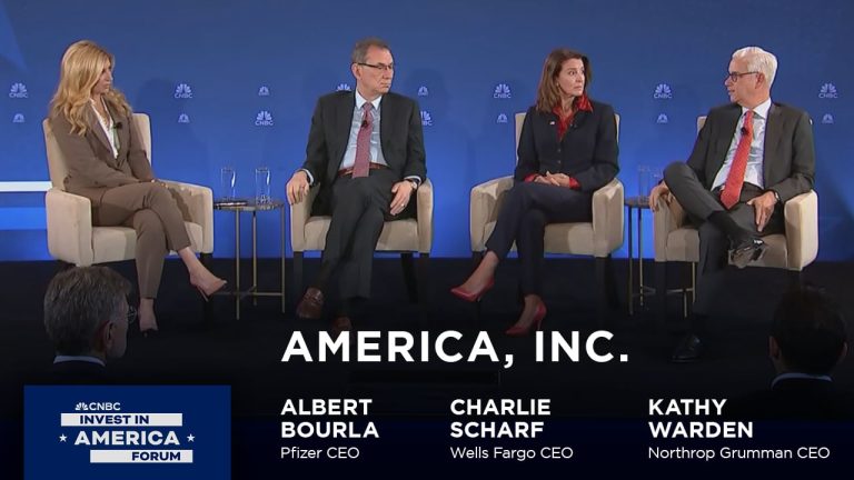 Breaking: CEOs of Wells Fargo and Pfizer caution the U.S. could lose its edge to China without innovation