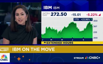 Breaking: IBM tops third-quarter estimates and lifts guidance, but stock drops