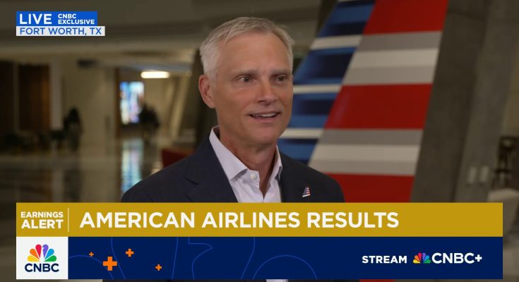 Breaking: American Airlines profit forecast for the rest of the year tops estimates