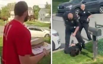 See pizza delivery guy take out suspect fleeing police | CNN