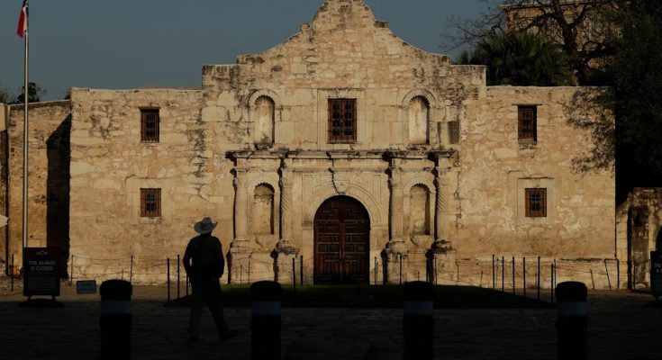 The CEO of the Alamo's historic site has resigned after a top Texas Republican criticized her