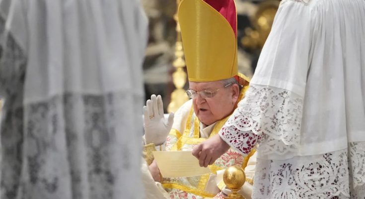 American cardinal celebrates old Latin Mass in St. Peter's in a sign of change