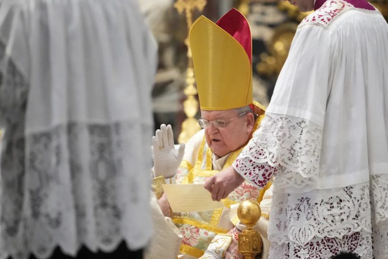 American cardinal celebrates old Latin Mass in St. Peter's in a sign of change