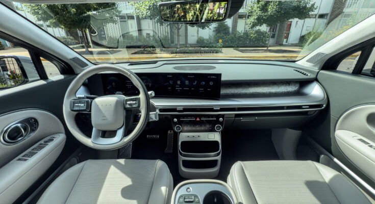 A Hyundai Ioniq 9 interior