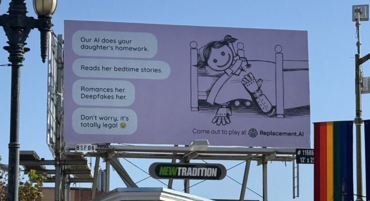 atlantisthemes - Bystanders Horrified by Slightly-Too-Honest AI Billboard