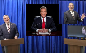 John Reid, a Republican candidate in the Virginia lieutenant governor race, streamed a "debate" with an AI deepfake of his Democrat opponent.