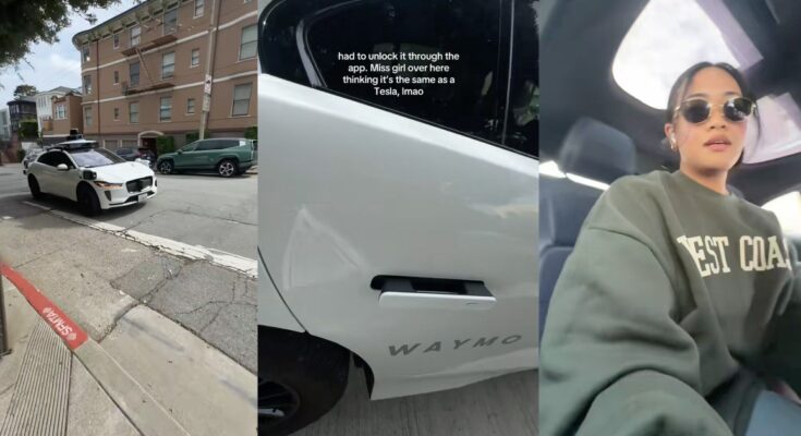 atlantisthemes - Woman Using Waymo Robotaxi to Deliver Doordash